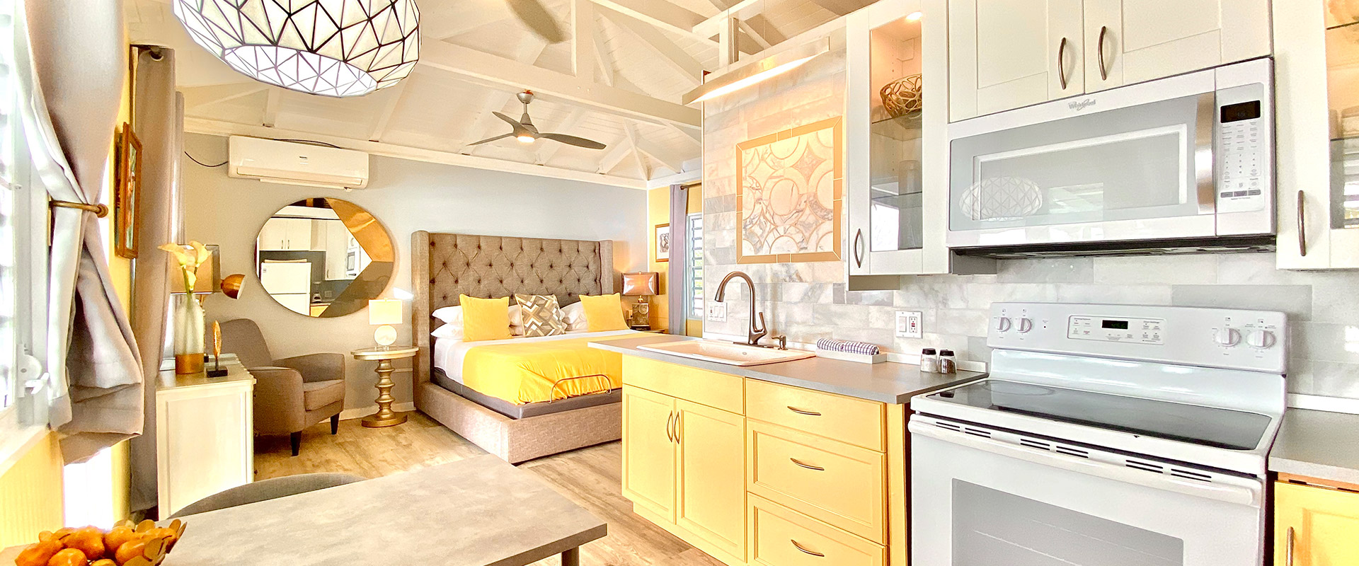 Coconut---Room-Overview-from-Twin-Bed-and-Kitchen Coconut---Room-Overview-from-Twin-Bed-and-Kitchen